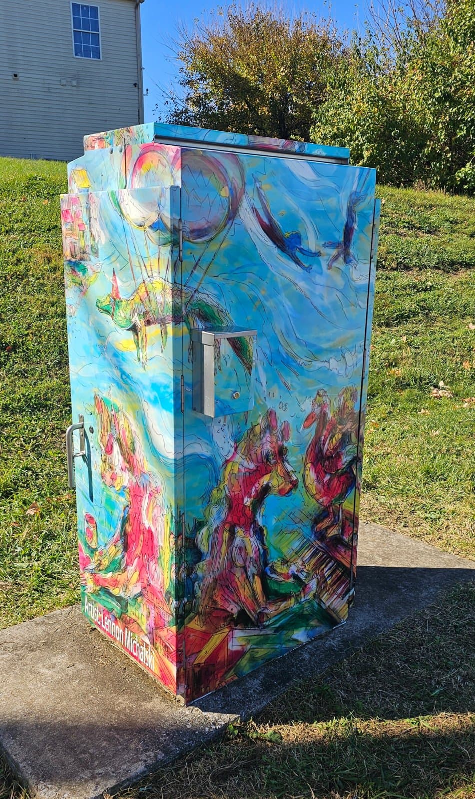 Enchanting Lexington: Whimsical Electric Box Art
