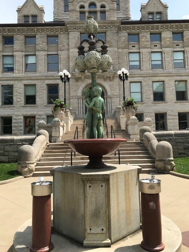 E.B. Ellis fountain